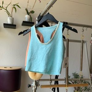 Crop top sports bra beyond yoga